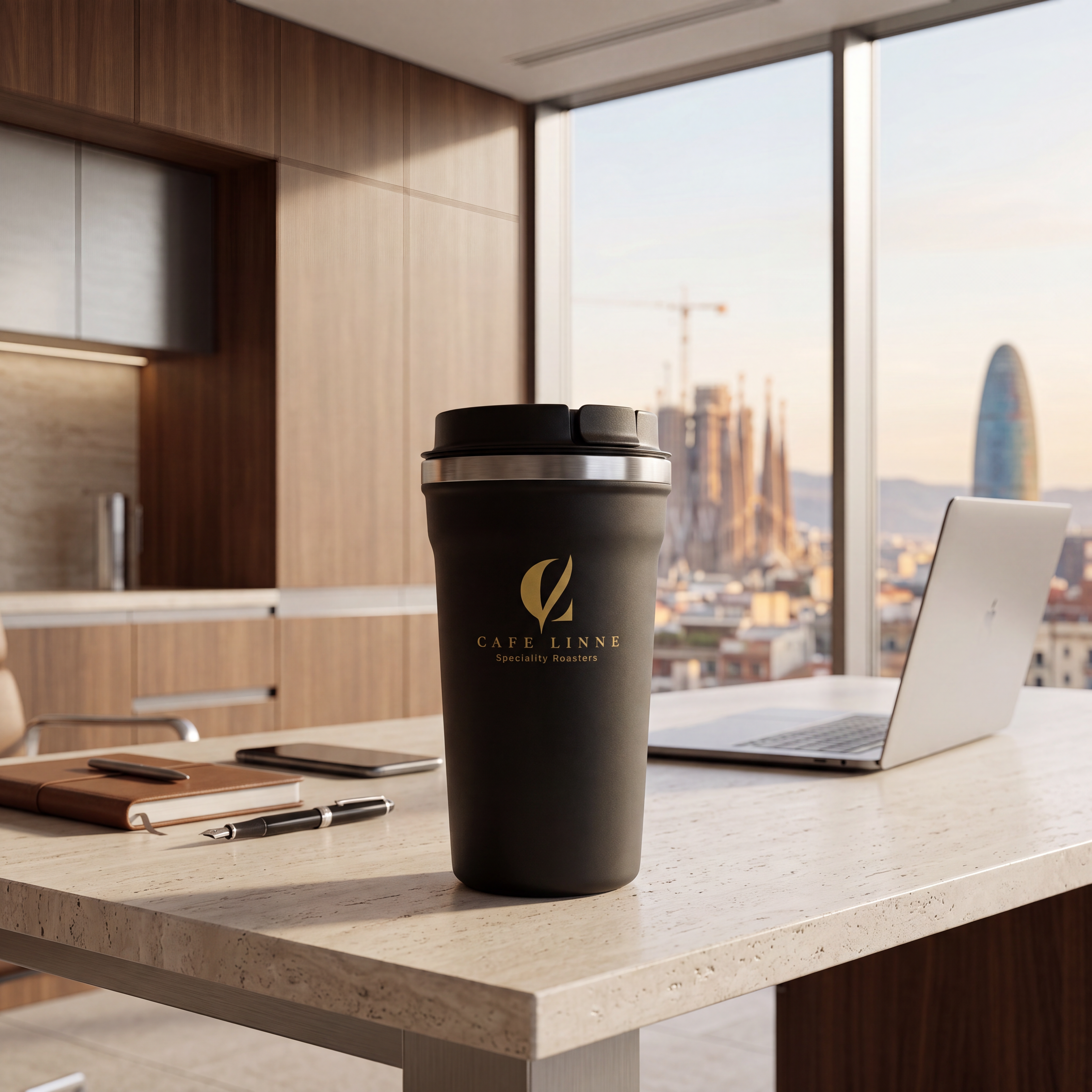 Travel mug black edition